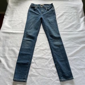 Madewell 10" High-rise Skinny Size 25T